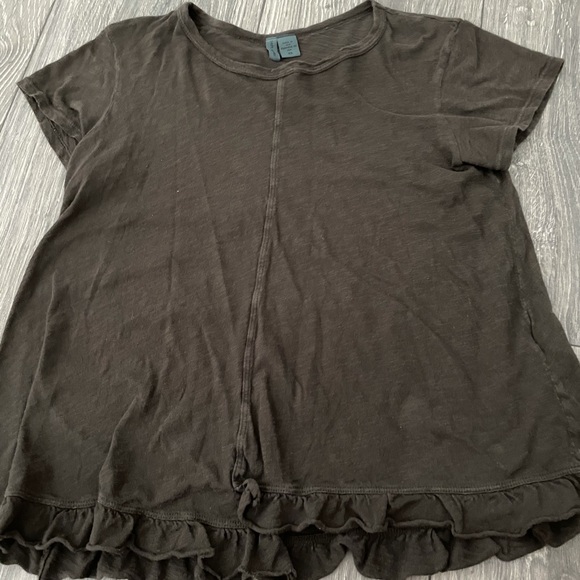 Left of Center Olive Boho  Top - Picture 4 of 8